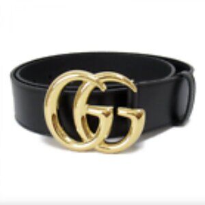 Gucci Classic Dress Black Buckle Belt